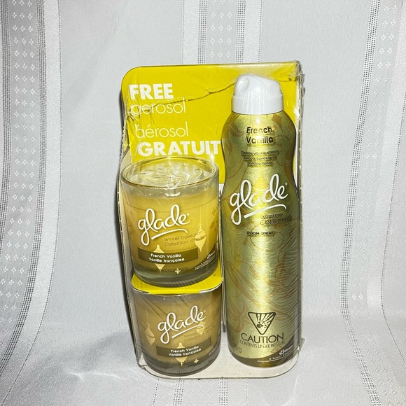 Glade Vanilla Candles and French Vanilla Fragrance Room Spray Air Freshener - Picture 8 of 8